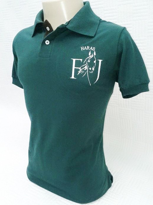 Camiseta Polo Verde Haras FJ