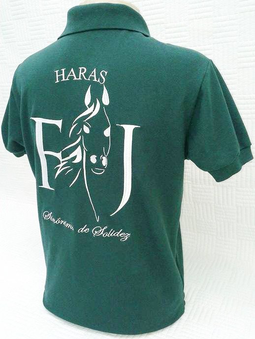 Camiseta Polo Verde Haras FJ